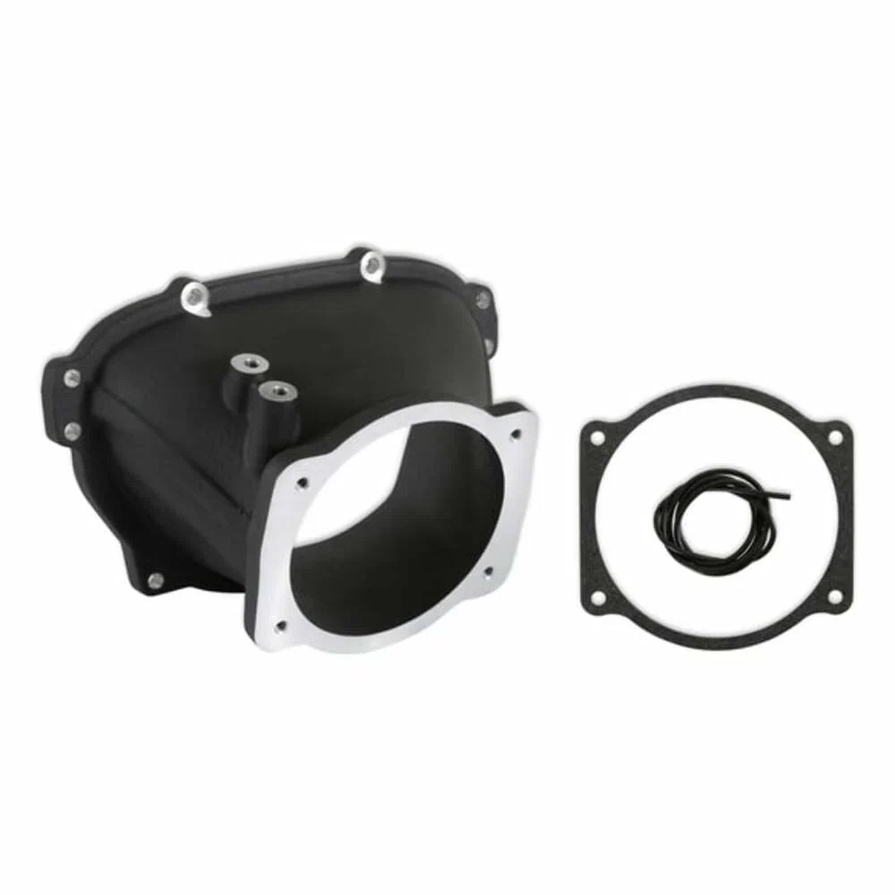 Ultra Lo-Ram 105Mm Throttle Body Adapter-Gm Gen V Lt Front-Feed-Black-300-714BK